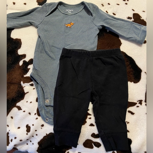 Carter’s baby boys, long sleeve/pants set size 3 months - Picture 3 of 4